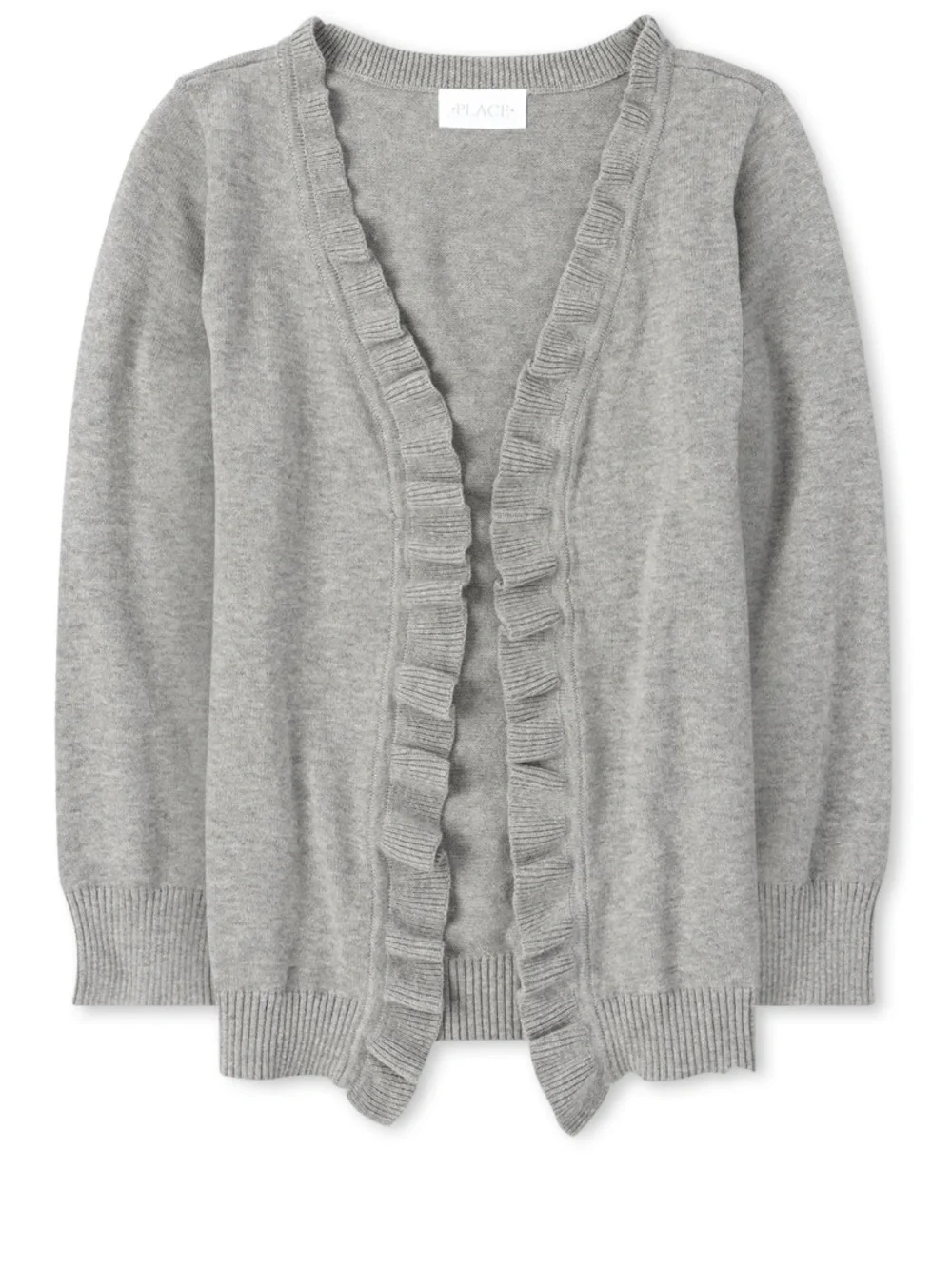 The Children’s Place Ruffle Open Front Cardigan